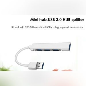 NEW - USB 3.0 Type-C Hub Adapter 5 Gbps Multi 4 Port Splitter
